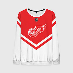 Свитшот мужской NHL: Detroit Red Wings, цвет: 3D-белый