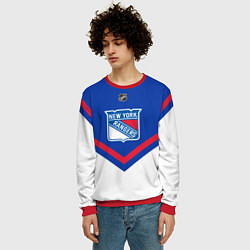 Свитшот мужской NHL: New York Rangers, цвет: 3D-красный — фото 2