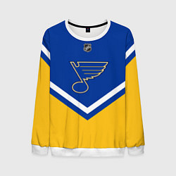 Свитшот мужской NHL: St. Louis Blues, цвет: 3D-белый