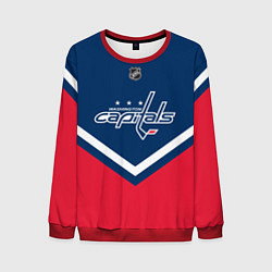 Свитшот мужской NHL: Washington Capitals, цвет: 3D-красный
