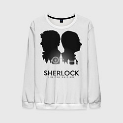 Свитшот мужской Sherlock Edition, цвет: 3D-белый