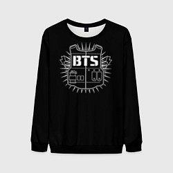 Свитшот мужской BTS: J hope, цвет: 3D-черный