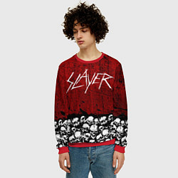 Свитшот мужской Slayer Red, цвет: 3D-красный — фото 2