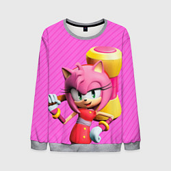 Свитшот мужской Amy Rose, цвет: 3D-меланж