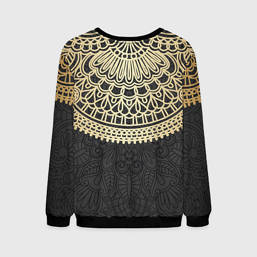 Мужской свитшот Абстракционизм / 3D-Черный – фото 2