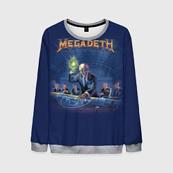 Свитшот мужской Megadeth: Rust In Peace, цвет: 3D-меланж