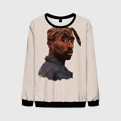 Свитшот мужской Tupac Shakur, цвет: 3D-черный