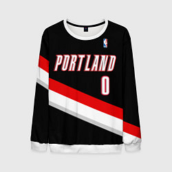 Свитшот мужской Portland Trail Blazers 0, цвет: 3D-белый