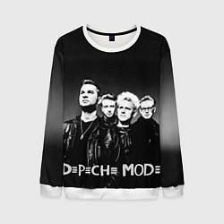 Свитшот мужской Depeche Mode: mono, цвет: 3D-белый