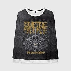 Свитшот мужской Suicide Silence: The Black Crown, цвет: 3D-белый