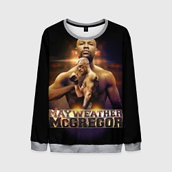 Свитшот мужской Mayweather vs McGregor, цвет: 3D-меланж