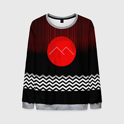 Свитшот мужской Twin Peaks Sun, цвет: 3D-меланж