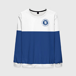 Свитшот мужской Chelsea FC: Light Blue, цвет: 3D-белый