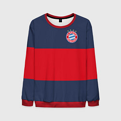 Свитшот мужской Bayern Munchen - Red-Blue FCB 2022 NEW, цвет: 3D-красный