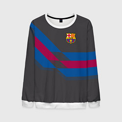 Свитшот мужской Barcelona FC: Dark style, цвет: 3D-белый