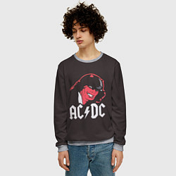 Свитшот мужской AC/DC Devil, цвет: 3D-меланж — фото 2