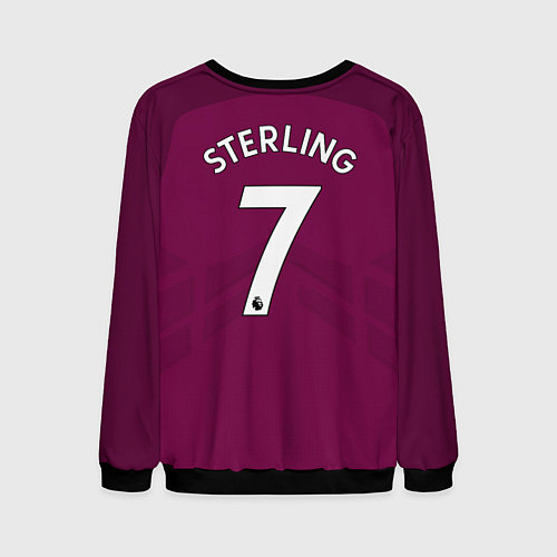 Мужской свитшот Man City FC: Sterling Away 17/18 / 3D-Черный – фото 2