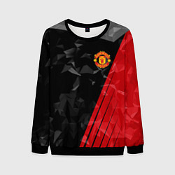 Свитшот мужской FC Manchester United: Abstract, цвет: 3D-черный