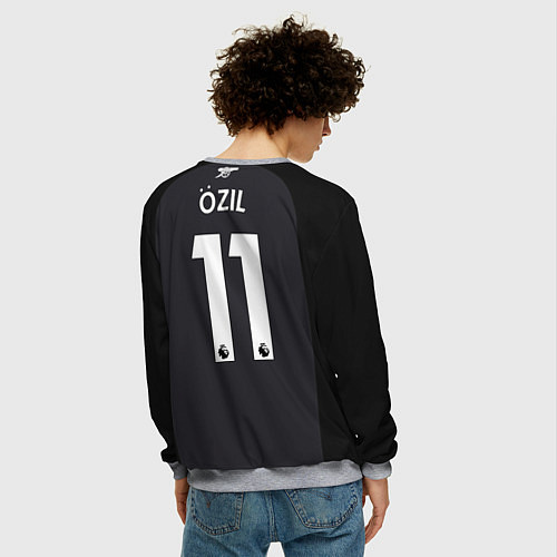 Мужской свитшот Ozil away 17-18 / 3D-Меланж – фото 4