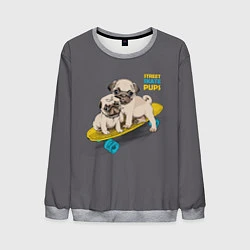 Свитшот мужской Street Skate Pups, цвет: 3D-меланж
