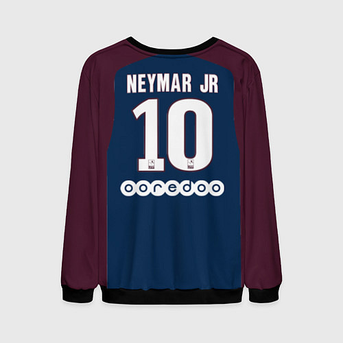 Мужской свитшот FC PSG: Neymar Home 17/18 / 3D-Черный – фото 2