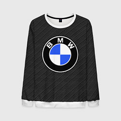Свитшот мужской BMW CARBON БМВ КАРБОН, цвет: 3D-белый