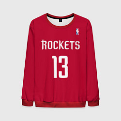 Свитшот мужской Rockets: Houston 13, цвет: 3D-красный