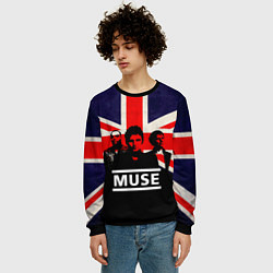 Свитшот мужской Muse UK, цвет: 3D-черный — фото 2