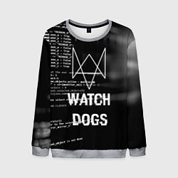 Свитшот мужской Watch Dogs: Hacker, цвет: 3D-меланж