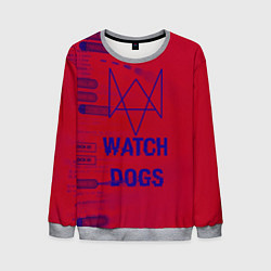 Свитшот мужской Watch Dogs: Hacker Collection, цвет: 3D-меланж