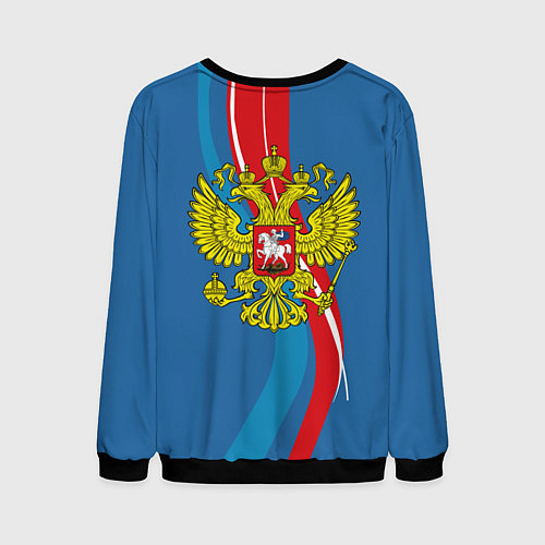 Мужской свитшот Герб Игорь / 3D-Черный – фото 2