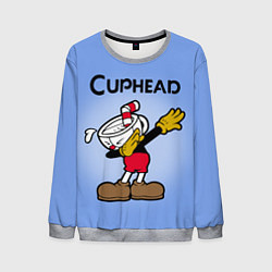 Свитшот мужской Cuphead Dab, цвет: 3D-меланж