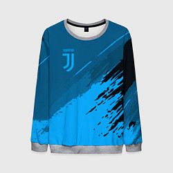 Свитшот мужской FC Juventus: Blue Original, цвет: 3D-меланж