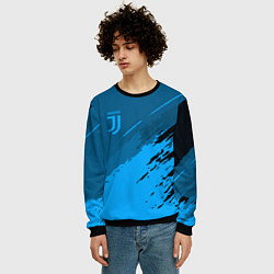 Свитшот мужской FC Juventus: Blue Original, цвет: 3D-черный — фото 2