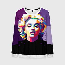 Свитшот мужской Marilyn Monroe, цвет: 3D-белый