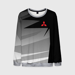 Свитшот мужской MITSUBISHI SPORT, цвет: 3D-меланж