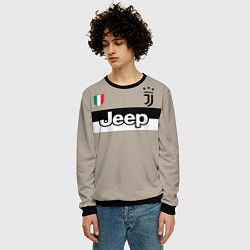 Свитшот мужской FC Juventus: Away 18/19, цвет: 3D-черный — фото 2