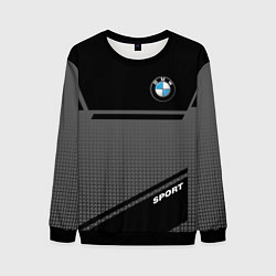 Свитшот мужской BMW SPORT БМВ СПОРТ, цвет: 3D-черный