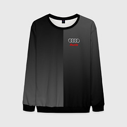 Свитшот мужской Audi: Metallic Style, цвет: 3D-черный