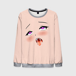 Мужской свитшот Ahegao Face