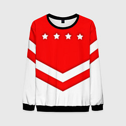 Свитшот мужской Звезды Спартака, цвет: 3D-черный