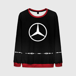 Мужской свитшот Mercedes: Black Abstract