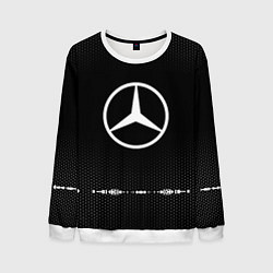 Мужской свитшот Mercedes: Black Abstract