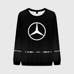 Мужской свитшот Mercedes: Black Abstract