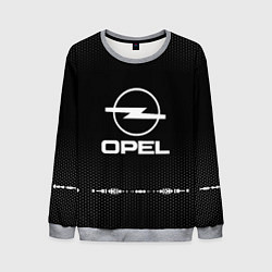 Свитшот мужской Opel: Black Abstract, цвет: 3D-меланж