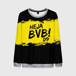 Свитшот мужской Heja BVB 09, цвет: 3D-меланж
