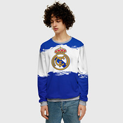 Свитшот мужской Real Madrid FC, цвет: 3D-меланж — фото 2