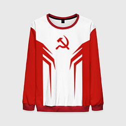 Свитшот мужской СССР воин, цвет: 3D-красный