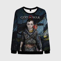 Свитшот мужской God of War: Atreus, цвет: 3D-черный