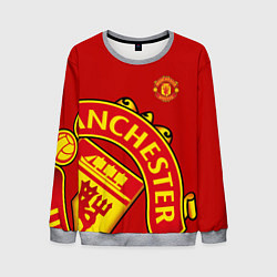 Свитшот мужской FC Man United: Red Exclusive, цвет: 3D-меланж